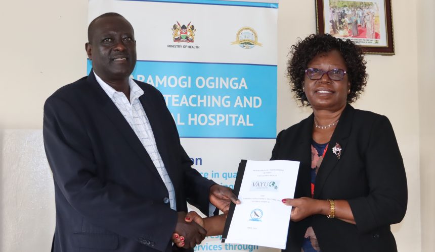 Jaramogi Oginga Odinga Teaching & Referral Hospital Partners with Vayu Global Health to Improve Newborn Survival Rates