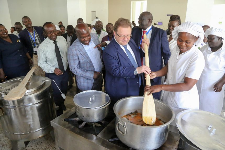 Russia and Kenya Partner to Enhance Healthcare with Modern Kitchen at JOOTRH. Russia and Kenya Partner to Enhance Healthcare with Modern Kitchen at JOOTRH.