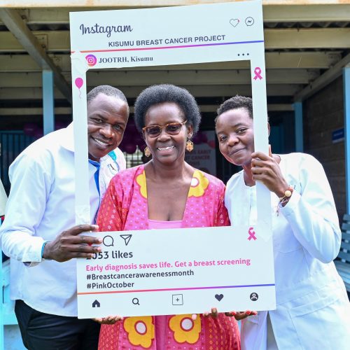 Mama Kisumu Leads the Final Day of Free Breast Cancer Screening at JOOTRH