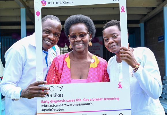 Mama Kisumu Leads the Final Day of Free Breast Cancer Screening at JOOTRH