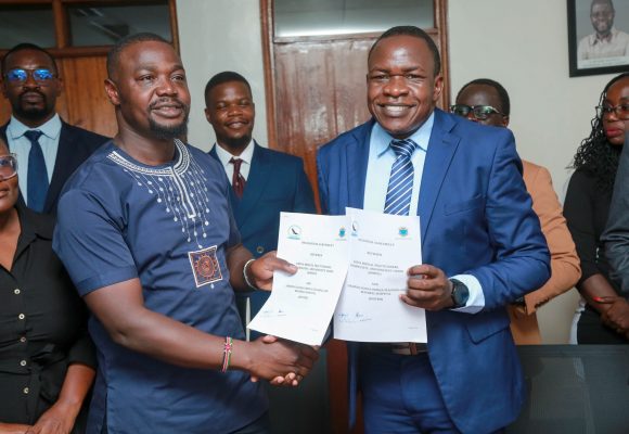 KMPDU, JOOTRH Ink Pact. KMPDU, JOOTRH Ink Pact.