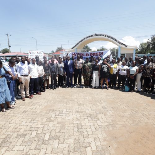 Kisumu Journalists Trade Pens for Pints in Lifesaving World Press Freedom Day Drive.